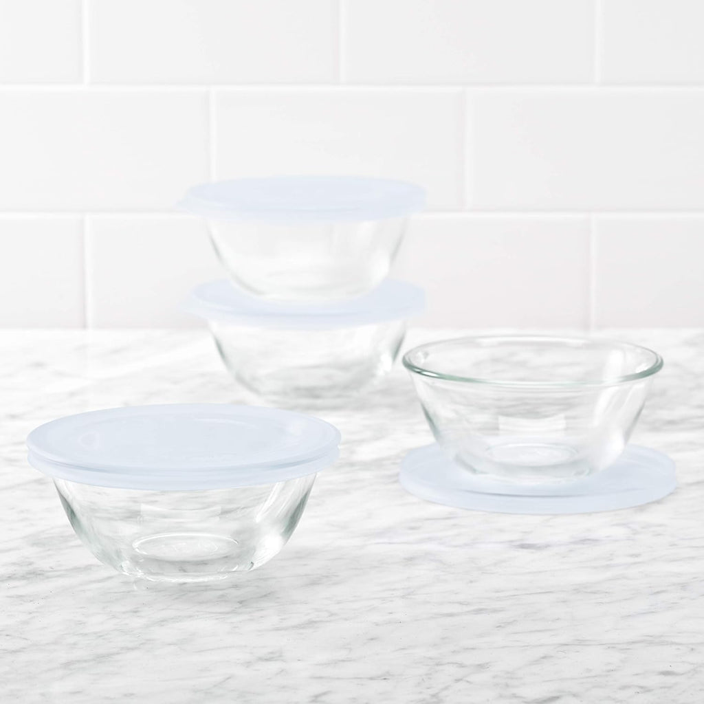 OXO 11205500 Good Grips 8-Piece Glass Prep Bowl Set  One Size  Clear