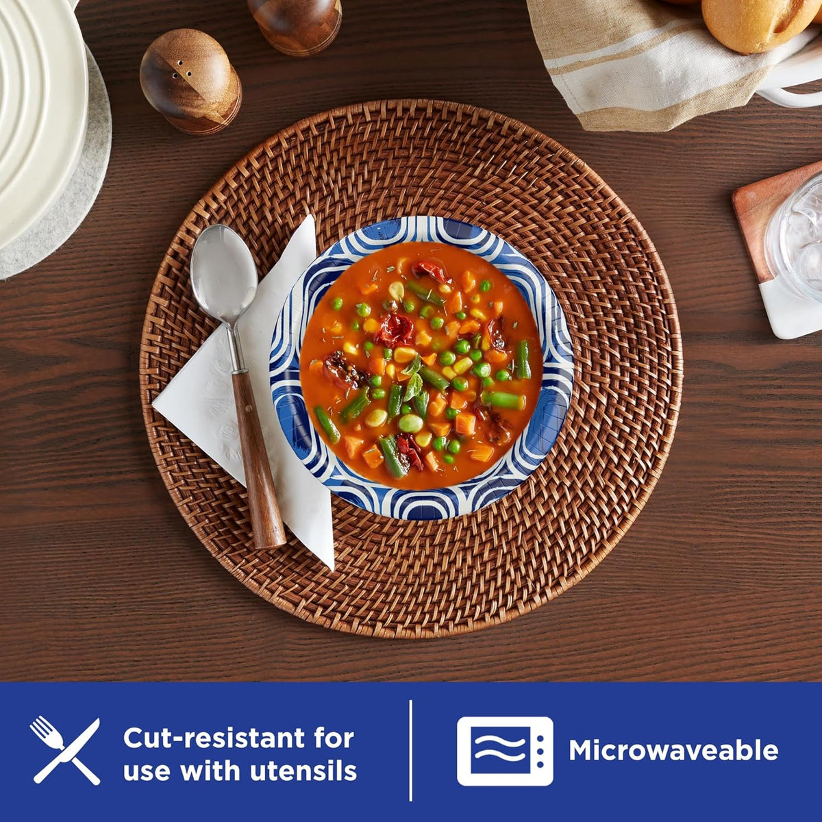Dixie Ultra  Large Paper Bowls  20 Oz  26 Count (Pack of 6)  Microwave Safe  Compostable  Disposable Bowls Great For Breakfast  Lunch  And Dinner Meals